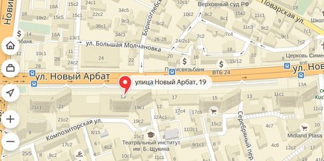 Новый арбат 32 карта